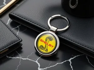 Shelby Personalised Key Ring Logo Premium Metal